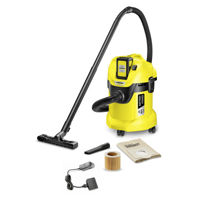 Karcher WD 3 Battery Set Batériový mokrosuchý vysávač + batéria
