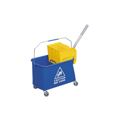 Vozík Doublebucket 20L s horizontálnym lisom